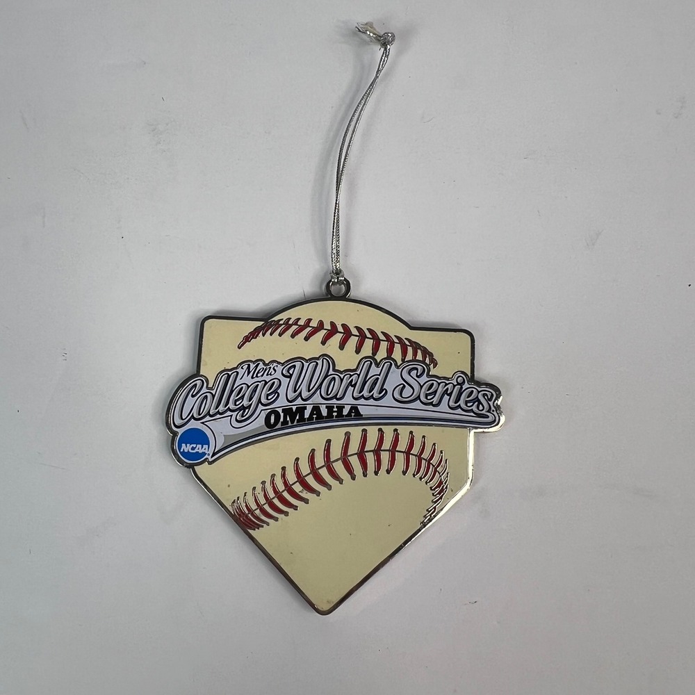 NCAA Mens College World Series Omaha Baseball Ornament Limited Edition Christmas